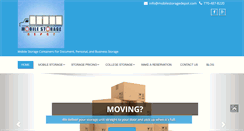 Desktop Screenshot of mobilestoragedepot.com
